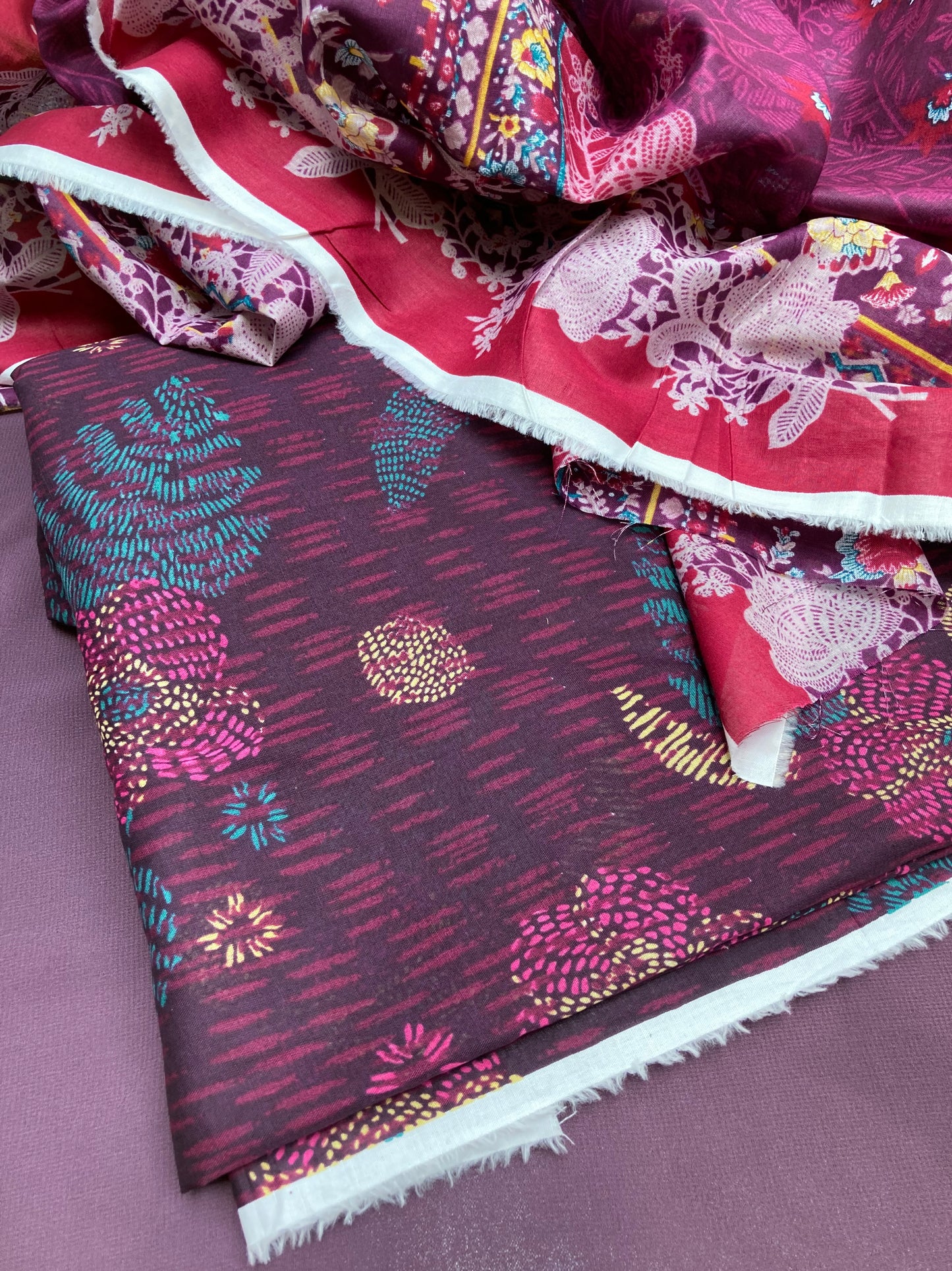 Beechtree 3-Piece Unstitched Lawn Suit
