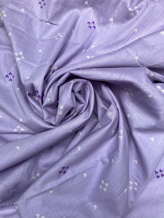 Beechtree All-Over 2-Piece Unstitched Lawn Suit – Lavender