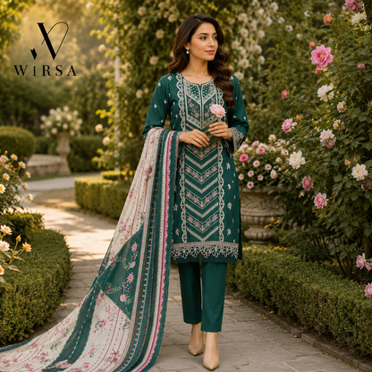 Charisma unstitched jacquard festive collection by Wirsa Fabric