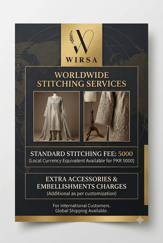 Custom Stitching Service — Wirsa Fabric - Service - wirsa fabric