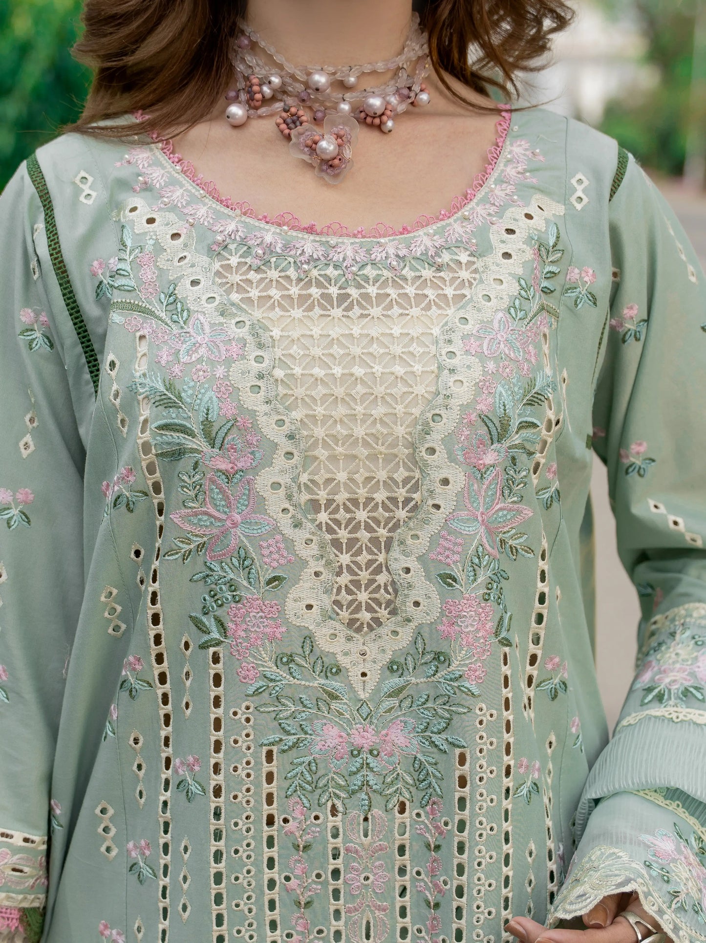 Pakistani Designer Dress available at WirsaFabric