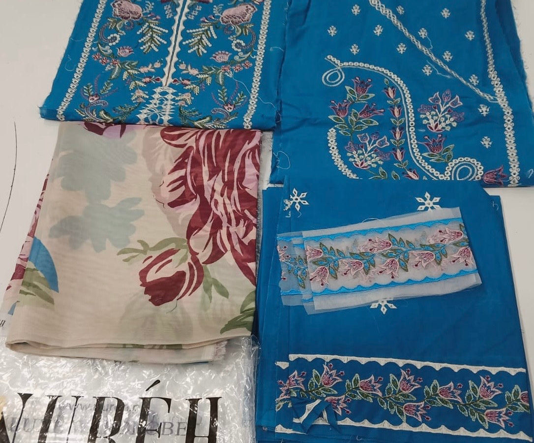 Nureh Riaz Arts Luxury Embroidered 3pc