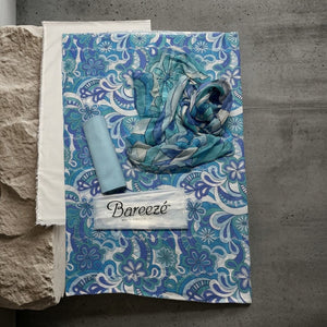 Bareeze Embroidered 3pc Suit with Printed Chiffon Dupatta - Design 23
