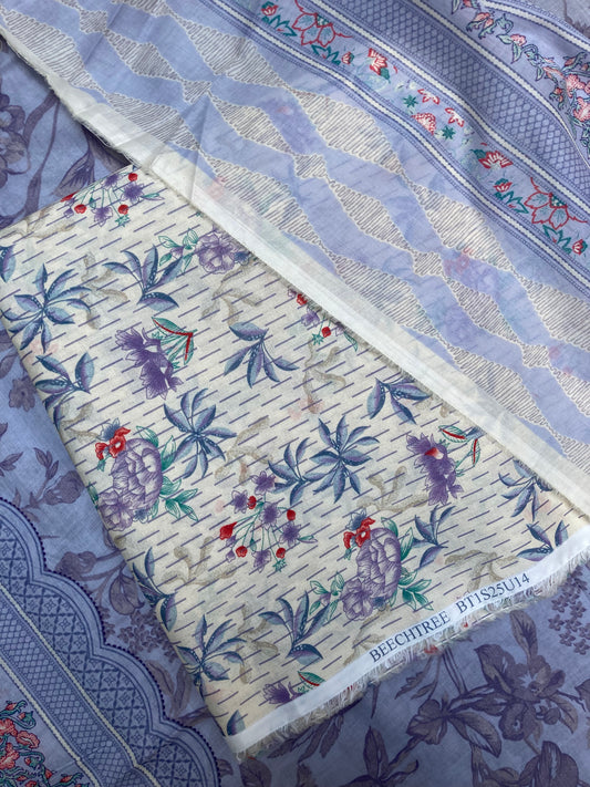 Beechtree 3-Piece Unstitched Lawn Suit
