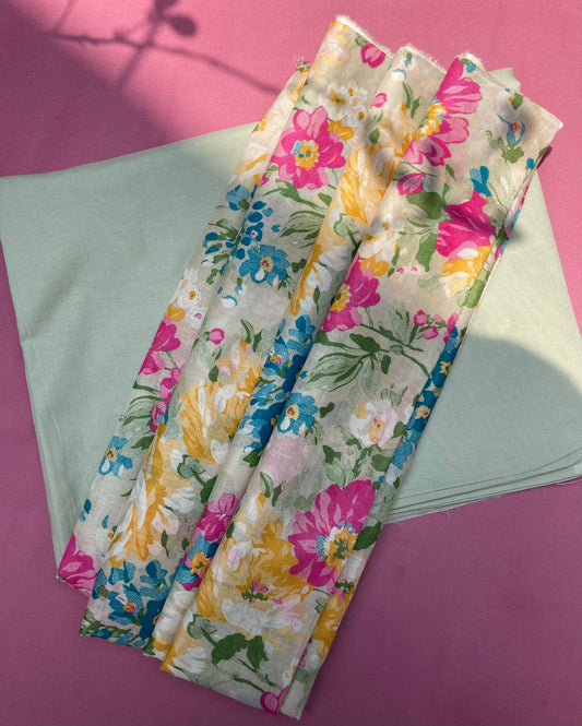 Beechtree 2-Piece Unstitched Lawn Suit