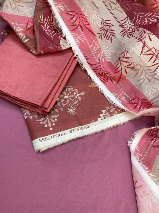 Beechtree 3-Piece Unstitched Lawn Suit