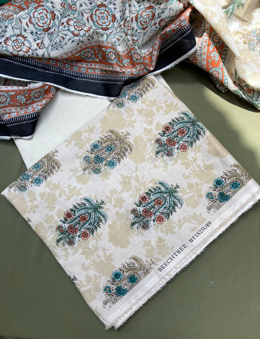 Beechtree 3-Piece Unstitched Lawn Suit