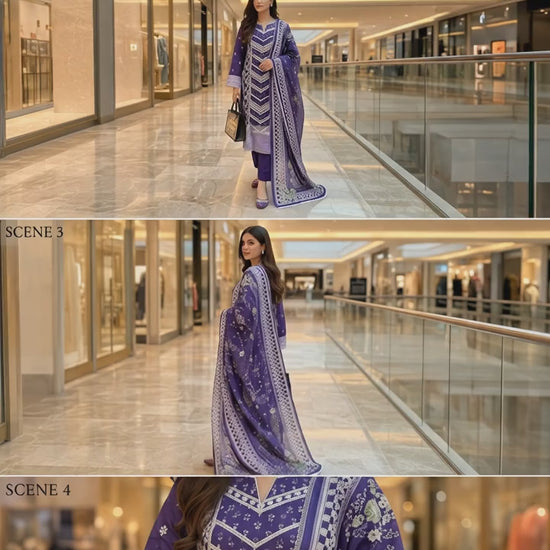 luxury embroidered suite unstitched collection