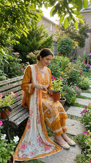 Nureh Riaz Arts Luxury Embroidered 3pc - Design 22